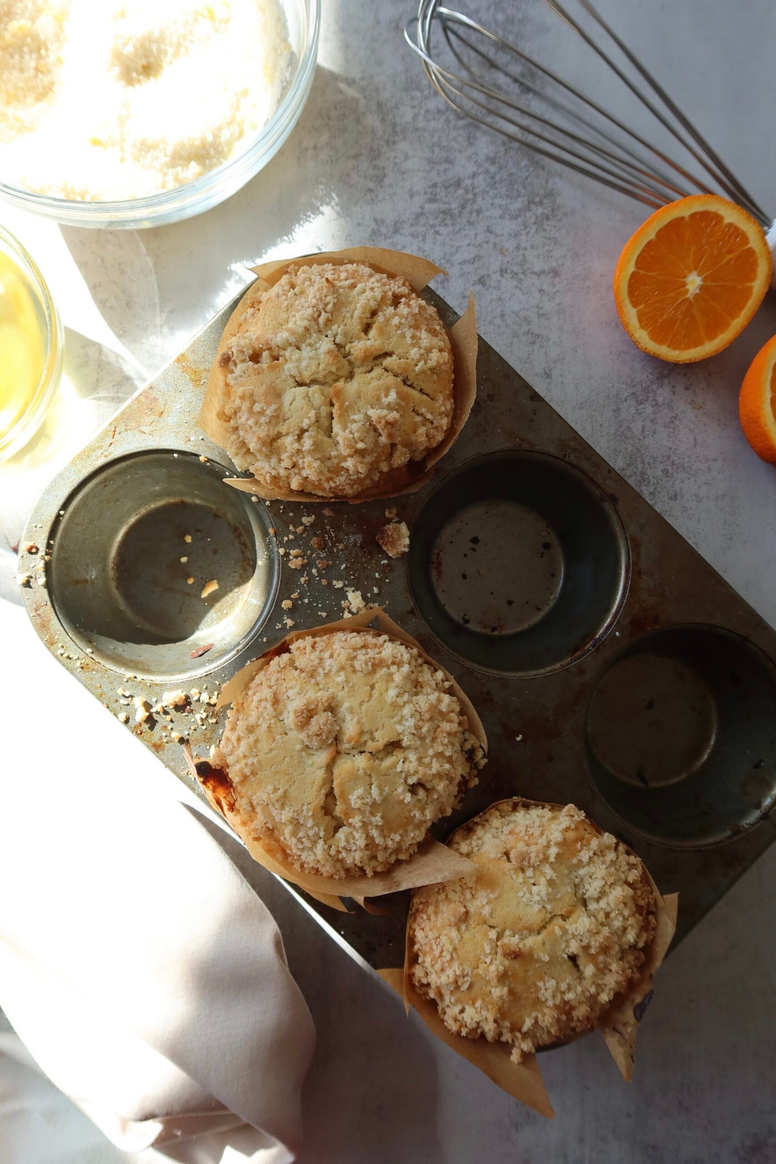 MUffins de naranja