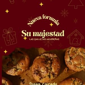 Su majestad las galletas navideñas, con harina de almendras, nueva formula.
